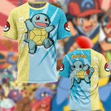 Lade das Bild in den Galerie-Viewer, Stylishe Bunte Sommer T-Shirts Trikots mit vielen Pokemon Motiven
