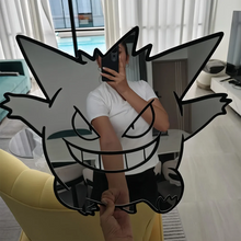 Lade das Bild in den Galerie-Viewer, Gengar Acryl Spiegel - Pokemon Deko, Wandspiegel, Geschenkidee (ca.40cm)
