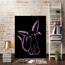 Lade das Bild in den Galerie-Viewer, Abstrakte Pokemon Evoli Entwicklungen Poster Wand Dekoration
