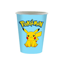 Load the image into the gallery viewer, Pokemon children's birthday decorations - plates, cups, banners, tablecloths, etc.