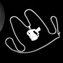 Lade das Bild in den Galerie-Viewer, Pikachu, Cubone Tragosso oder Pummeluff Halskette in Silber
