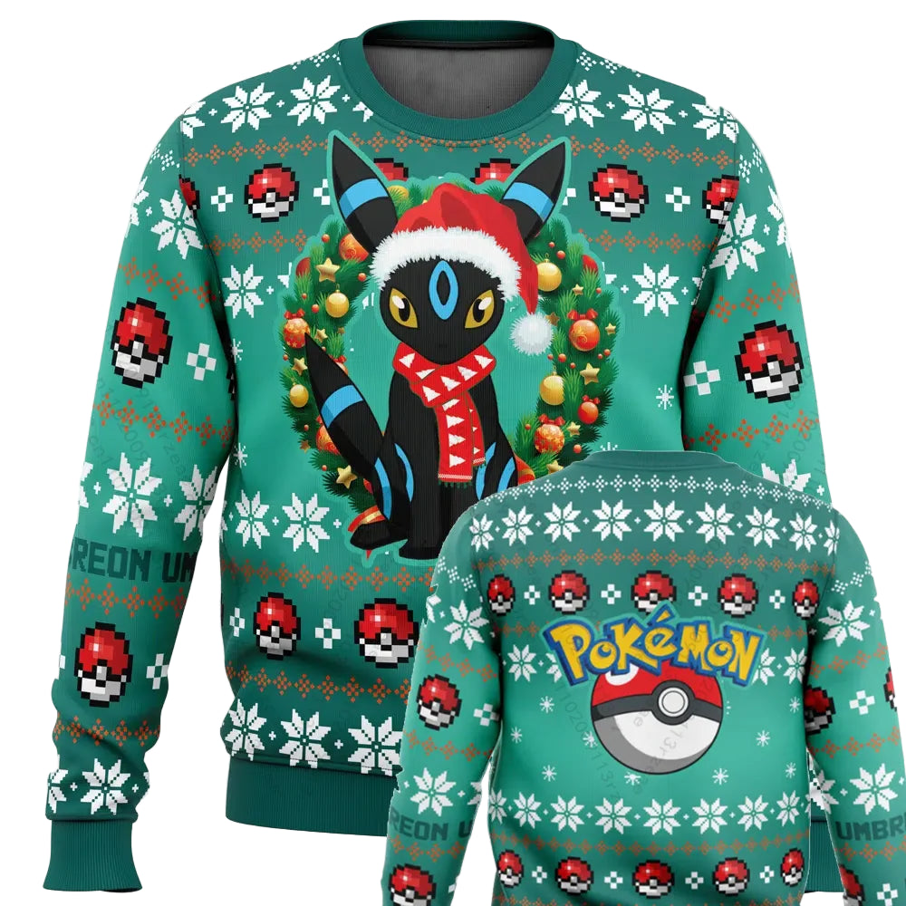 Acquista il maglione natalizio Umbreon e Nachtara