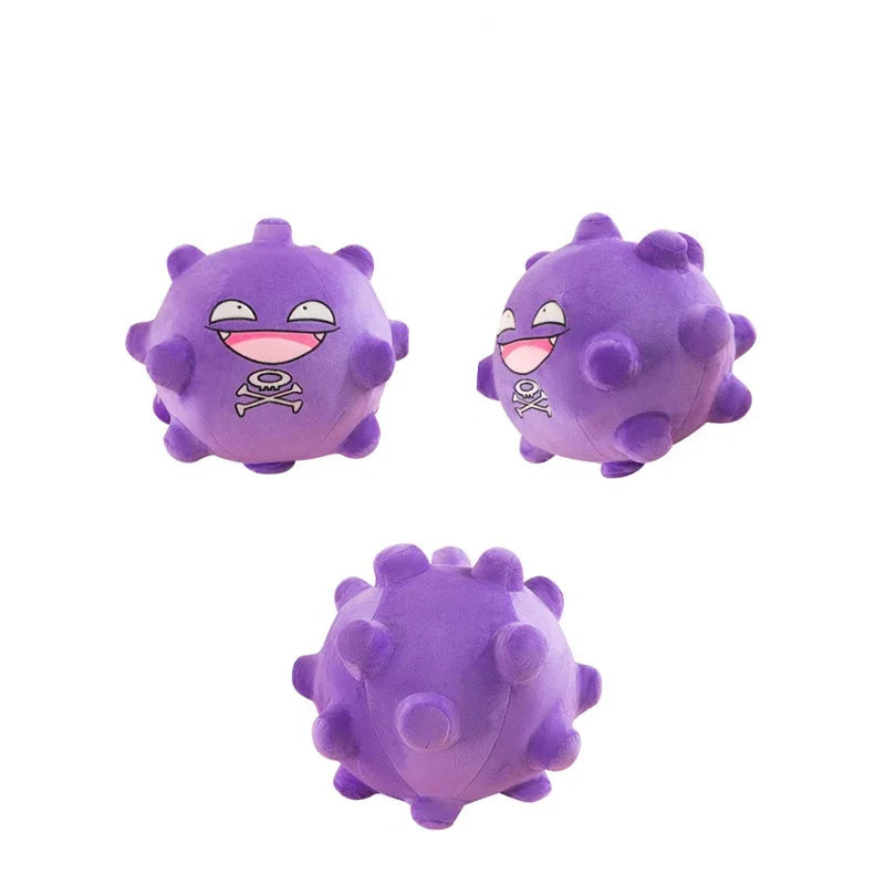 Peluche Originale Pokemon Koffing (Smogo/Smogon) - Linea Pokemon Fit - Altezza 9,5 Cm - Giappone - Per Bambini 3+ - 2