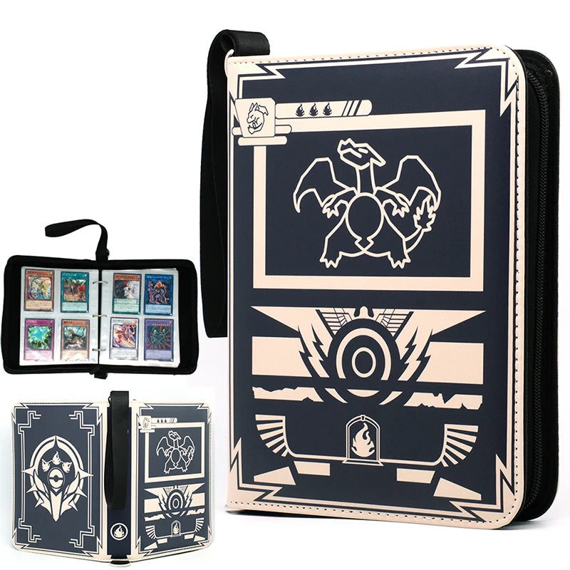 Album Per Carte Pokémon Da 400 Buste – Copertina In PU Con Chiusura Sicura, Per Collezionisti E Scambi