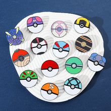 Lade das Bild in den Galerie-Viewer, Pokemon Ball Pokebälle als Pin Brosche
