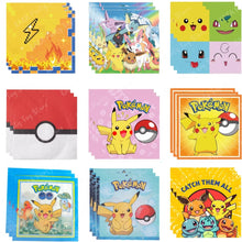 Lade das Bild in den Galerie-Viewer, Servietten mit Pokemon Design für Geburtstag, Feier etc.
