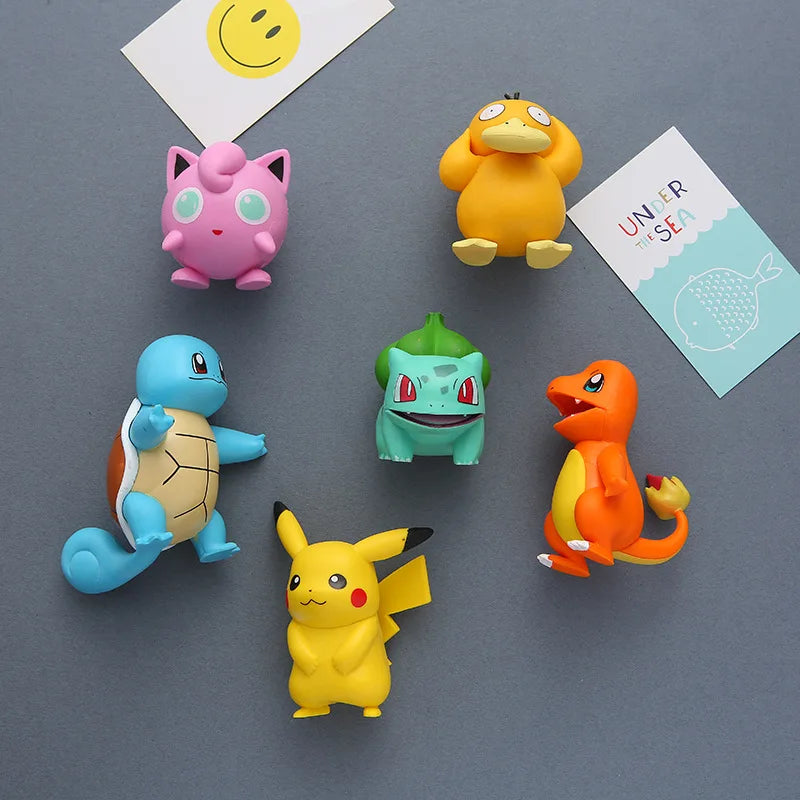 6er Set Pokemon Kühlschrank Magnete
