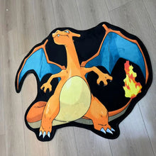 Lade das Bild in den Galerie-Viewer, Farbenfroher Glurak Charizard Teppich Spielmatte
