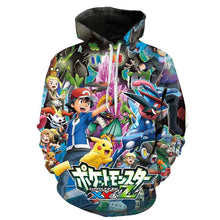 Lade das Bild in den Galerie-Viewer, Vollfarbige Bunte Pokemon Hoodies Pullover in vielen Motiven
