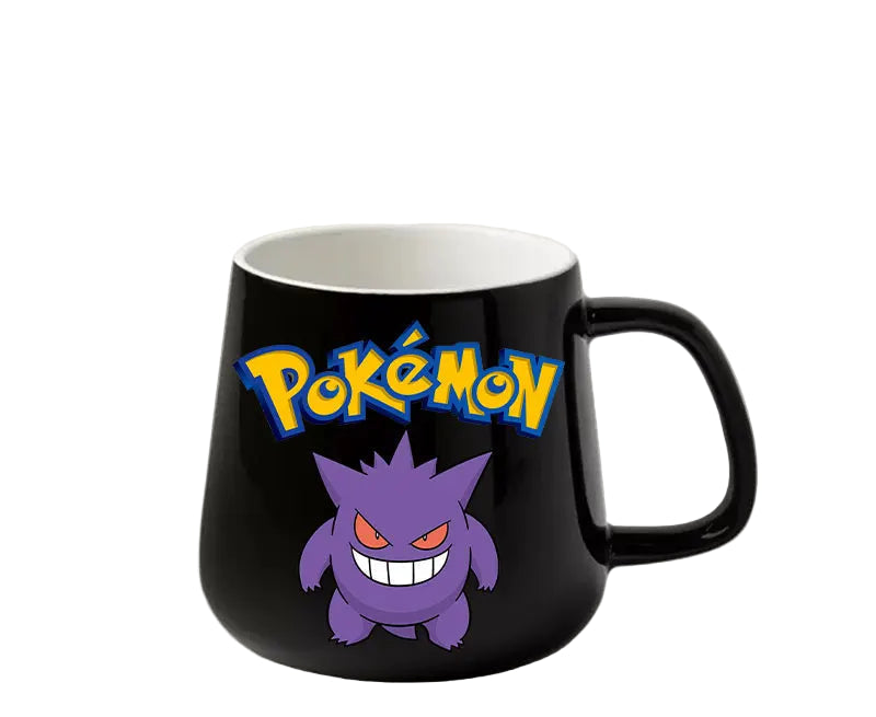 Pokemon Keramik Tasse im Gengar, Relaxo, Mew oder Pikachu Look (400ml)