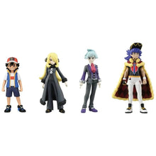 Load the image into the gallery viewer, Pokemon Trainer figures Ash Ketchum, Leon Cynthia Steven (approx. 7cm)
