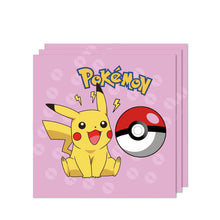 Lade das Bild in den Galerie-Viewer, Pokemon Kinder-Geburtstags Deko - Teller, Becher, Banner, Tischdecke etc.

