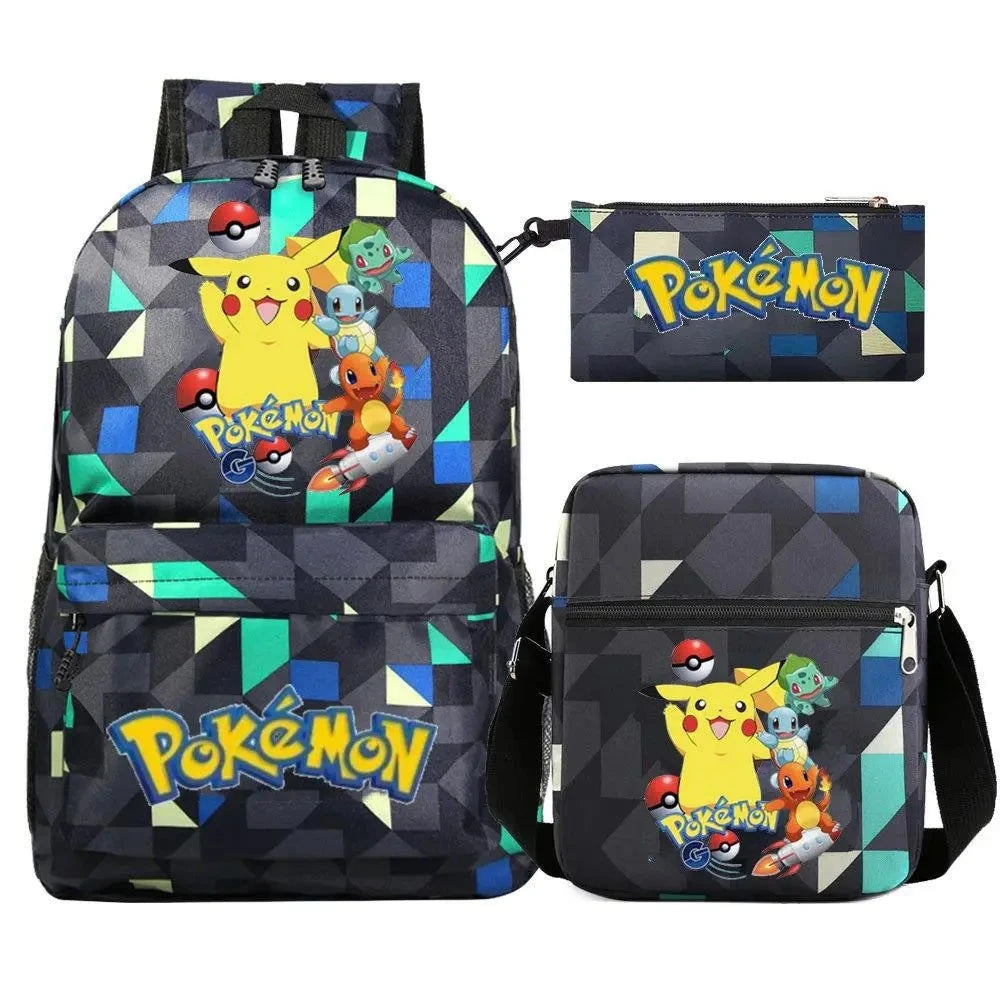 Buy Pokemon Go backpack set with backpack, pencil case and bag