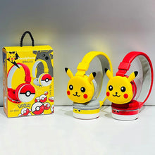 Lade das Bild in den Galerie-Viewer, Pikachu 3D Bluetooth Headset in Gelb oder Rot für Kinder
