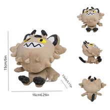 Lade das Bild in den Galerie-Viewer, Pokemon Galar Mauzi Galarian Meowth Kuscheltier (ca. 15cm)
