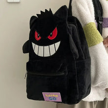 Lade das Bild in den Galerie-Viewer, Cooler Gengar Rucksack in Schwarz oder Lila für Freizeit, Schule etc.
