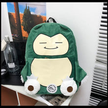 Lade das Bild in den Galerie-Viewer, Niedlicher Snorlax Relaxo Rucksack
