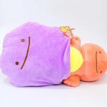 Load the image into the gallery viewer, Transform Ditto Plush Pokemon transforms into Snorlax, Pikachu, Squirtle etc.