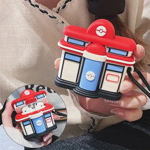 Lade das Bild in den Galerie-Viewer, Pokeball Haus Schutzhülle für AirPods 4 3 2 1
