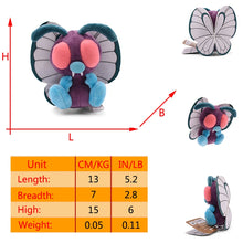 Chargez l'image dans la visionneuse de galerie, achetez la peluche Pokémon Smettbo Butterfree de différentes formes et tailles.