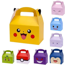 Load the image into the gallery viewer, 8 pcs. Birthday bag in Pokemon, Jigglypuff or Pikachu design
