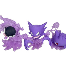Lade das Bild in den Galerie-Viewer, Gengar Entwicklungen Pokemon Figuren - Gengar, Haunter Alpollo oder Nebulak Gastly
