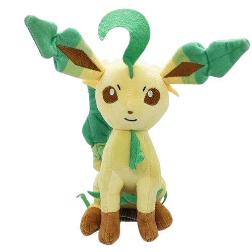 Sitzendes Folipurba Leafeon Plüsch Pokemon (ca. 25cm)