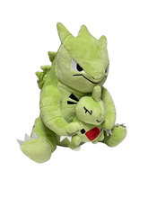 Lade das Bild in den Galerie-Viewer, Tolles Despotar mit Larvitar Plüsch Pokemon (ca. 27cm)
