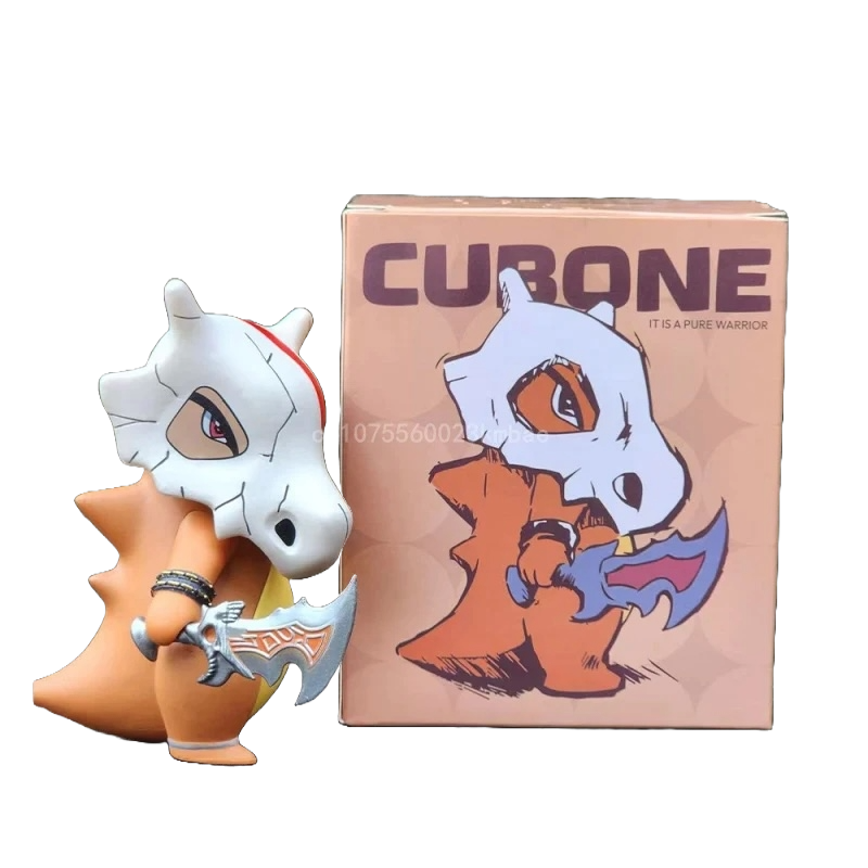 Detailreiche Tragosso Cubone Figur (ca. 14cm) Pokemon Figur