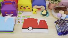 Loading and playing videos in the gallery viewer, 8 pcs. birthday bag in Pokemon, Jigglypuff or Pikachu design
