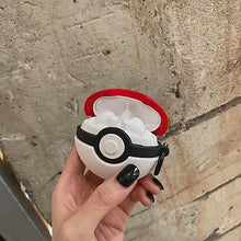 Laden und Abspielen von Videos im Galerie-Viewer, Schutzcase für Airpods Pro oder Samsung FreeBuds im Pokeball Look
