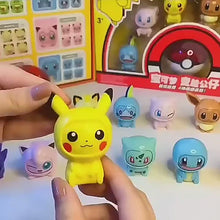 Cargando y reproduciendo videos en el visor de la galería, figuras coleccionables de Pokémon con cara intercambiable (aprox. 5 cm)