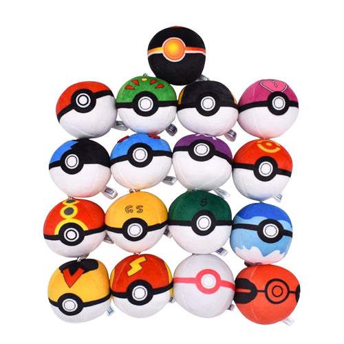 15 Stk. Pokemon Ball Plüsch Keychain Masterball Kollektion kaufen