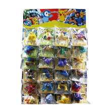 Load the picture into the gallery viewer, buy 24 pokemon figures (approx. 2-6cm) with cards