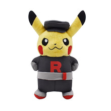 Chargez l'image dans la visionneuse de la galerie, achetez 6x Pokemon Pikachu Cosplay Plush (environ 20 cm) Team Rocket