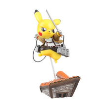 Load the image into the gallery viewer, buy Pikachu Cosplay Attack on Titan action figure