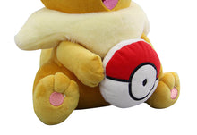 Load the picture into the gallery viewer, buy Eevee Eevee with Pokeball plush Pokemon (approx. 28cm)