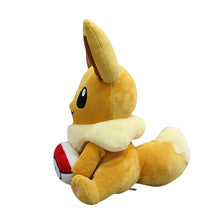 Cargue la imagen en el visor de la galería, compre Eevee Eevee con Pokémon de peluche Pokeball (aprox.28 cm)