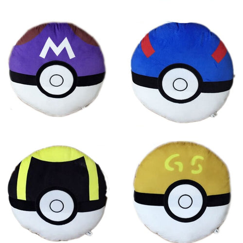 Großes Plüsch Pokéball Kissen ca. 40x40cm kaufen