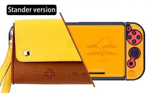 Cargue la imagen en el visor de la galería, compre Funda protectora de cuero Pokemon Pikachu Design para Switch Consolas