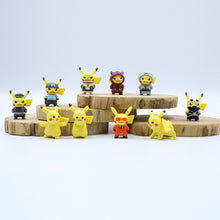 Chargez l'image dans la visionneuse de la galerie, achetez 10 figurines Pokémon Pikachu différentes