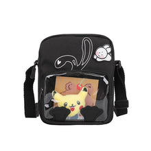 Load the image into the gallery viewer, buy the Pokémon Pikachu Messenger Bag with a transparent front
