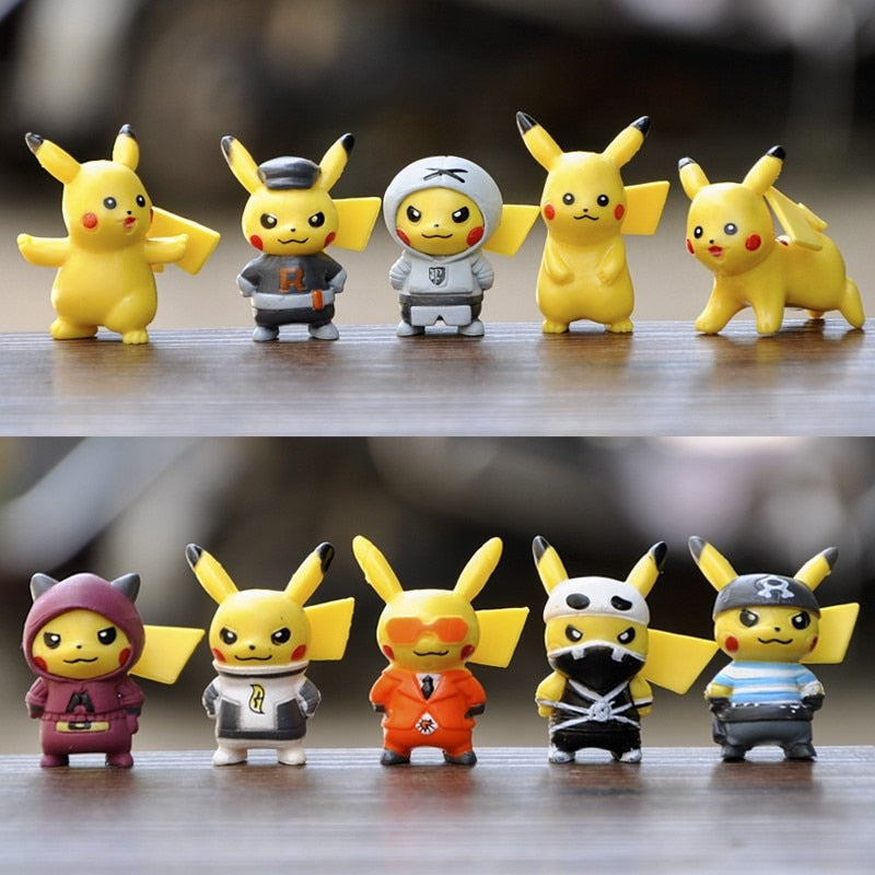 10 verschiedene Pokémon Pikachu Figuren kaufen