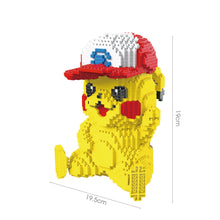 Cargue la imagen en el visor de la galería, compre lindas figuras de bloques de construcción de Pikachu (6 motivos para elegir)