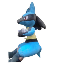 Load the image into the gallery viewer, Buy Seated XXL Lucario Plush Doll Pokemon (approx. 48cm).