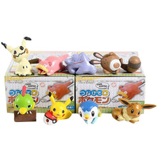 Carga la imagen en el visor de la galería, compra Mimikyu Eevee Ditto Slowbro Sentret Piplup Natu Set de 8 figuras de Pokémon