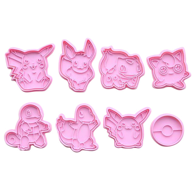 Pokemon Keksformen im 8er Set (Pikachu, Evoli, Pummeluff etc.) kaufen