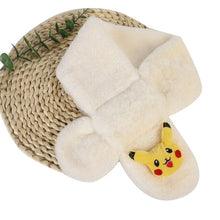 Load the picture into the gallery viewer, Buy Pokemon Pikachu Fluffy Winter Scarf for Kids