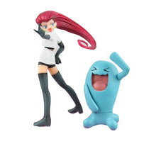Load the picture into the gallery viewer, buy Rocket Team Jesse & Wobbuffet Pokemon figure (approx. 6.5-13cm)