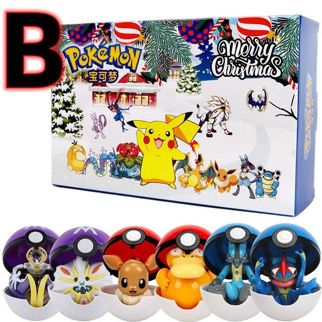 Pokémon 6-teiliges Pokeball Weihnachts Set kaufen